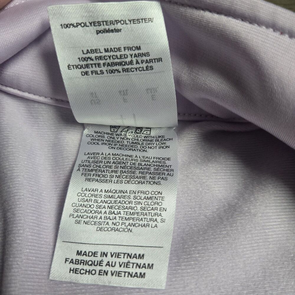 Lavender Adidas 2‑Piece Tracksuit Set 4T Jacket Pants Purple Stripes Athleisure - Picture 4 of 16